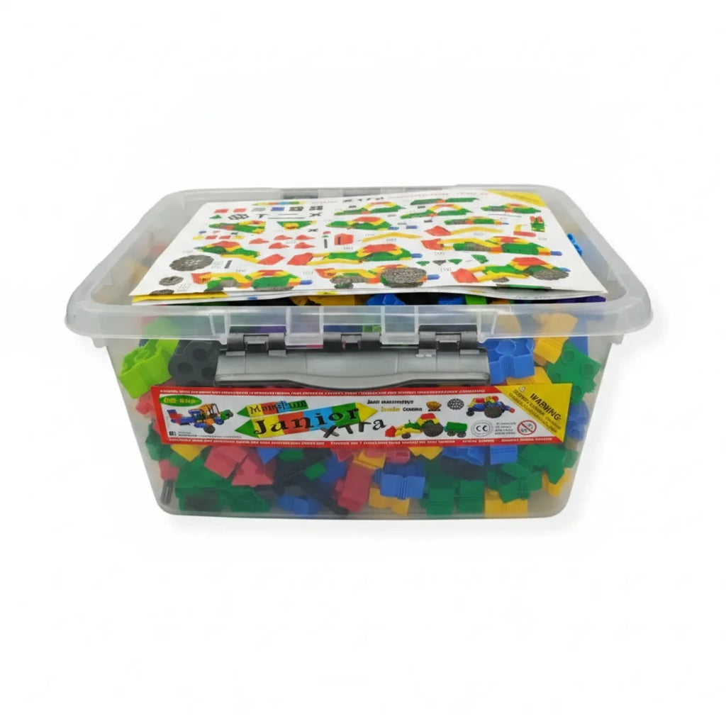 Klocki konstrukcyjne Junior Xtra 600 el., od 4 lat