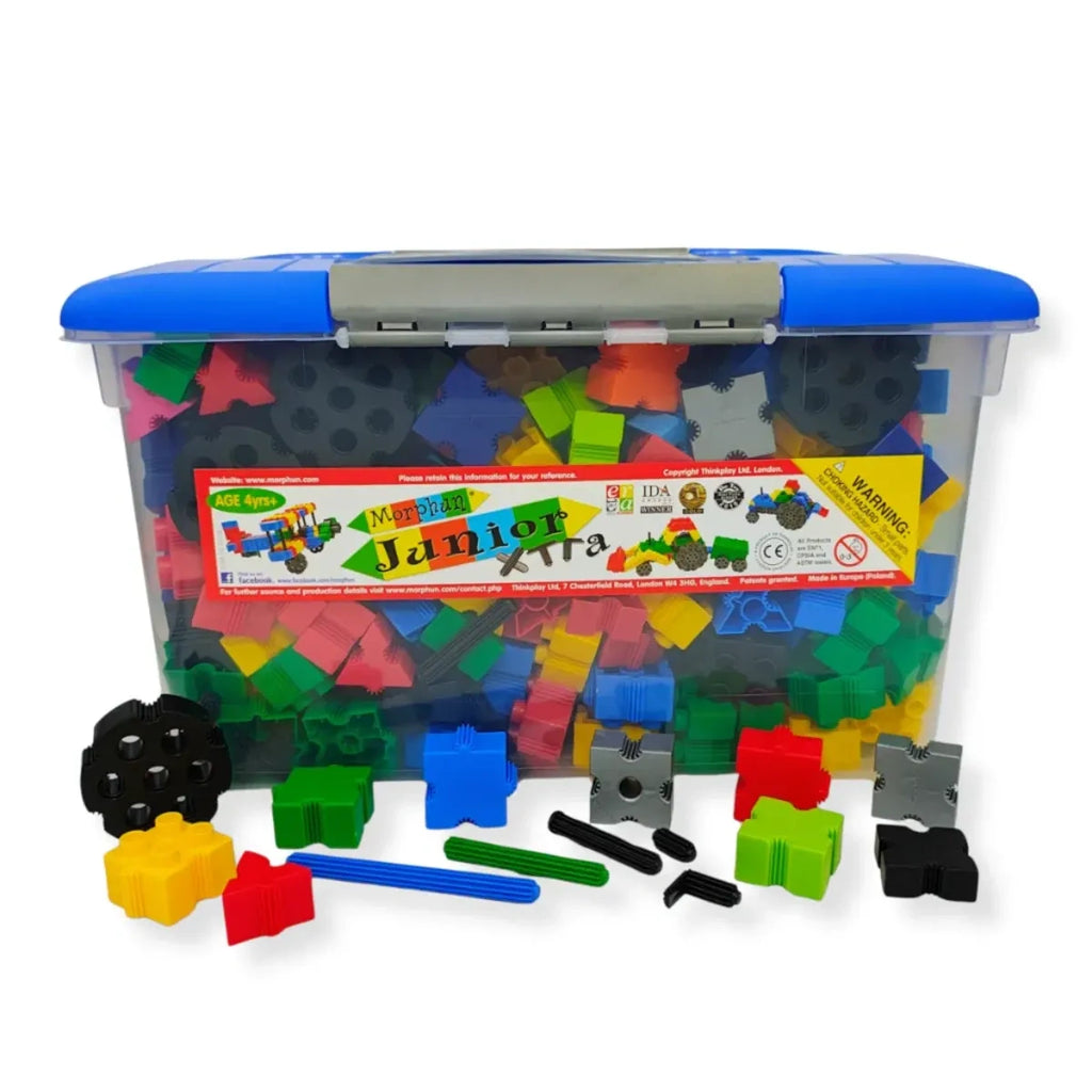 Klocki konstrukcyjne Junior Xtra 600 el., od 4 lat