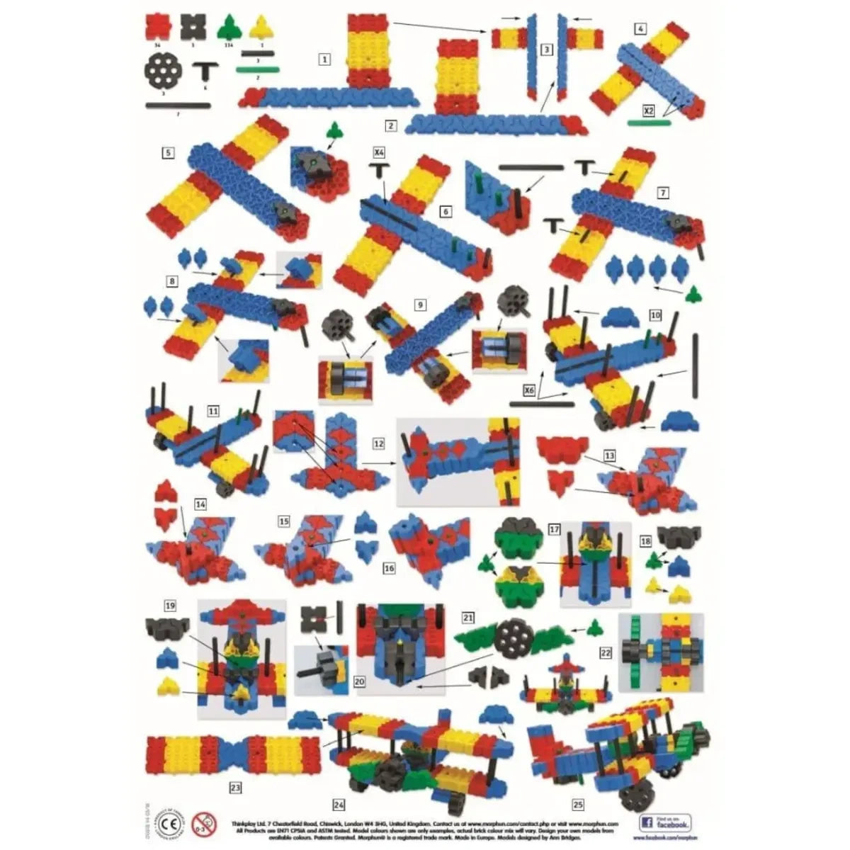 Klocki konstrukcyjne Junior Xtra 600 el., od 4 lat
