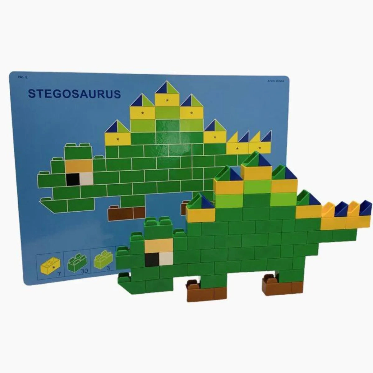 Klocki konstrukcyjne dinozaury 750 el., od 5 lat