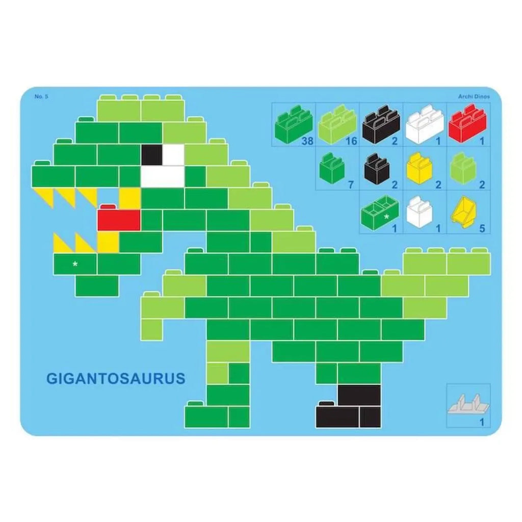 Klocki konstrukcyjne dinozaury 750 el., od 5 lat