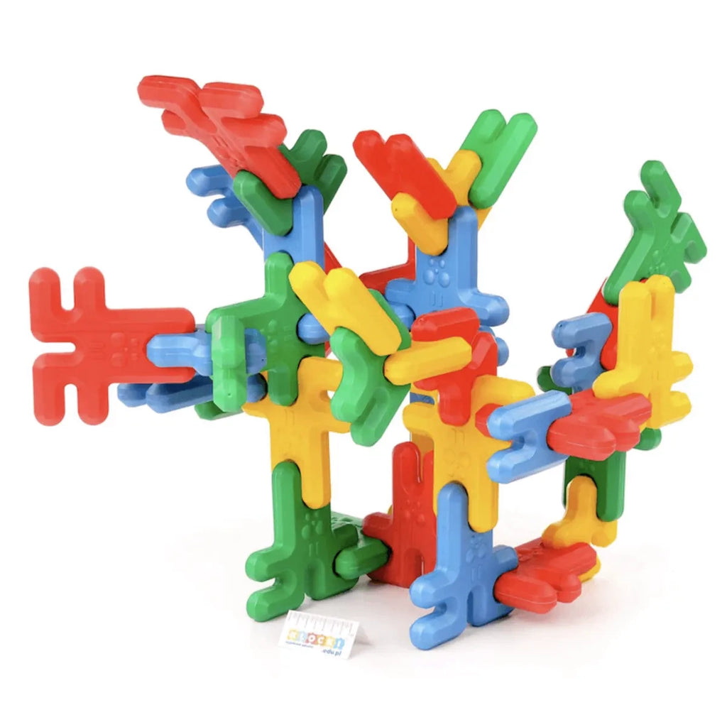 Klocki konstrukcyjne duże przestrzenne 40 el., od 2 lat