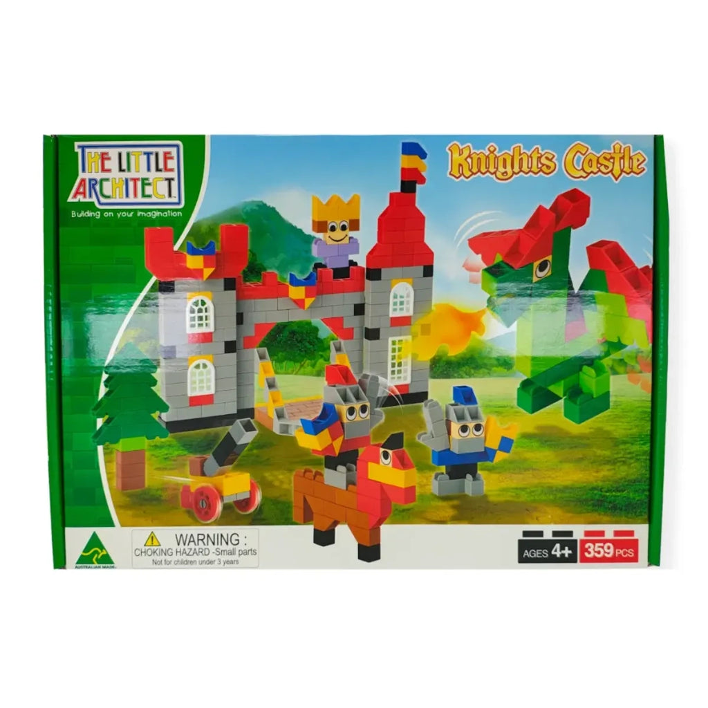 Klocki konstrukcyjne zamek rycerski 359 el., od 4 lat