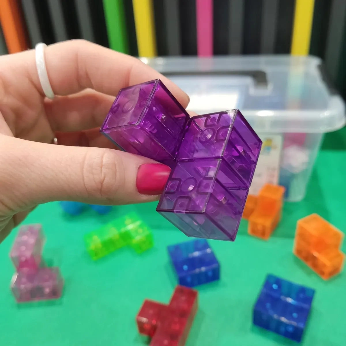 Klocki magnetyczne Big Magic Cubes 68 el., od 4 lat