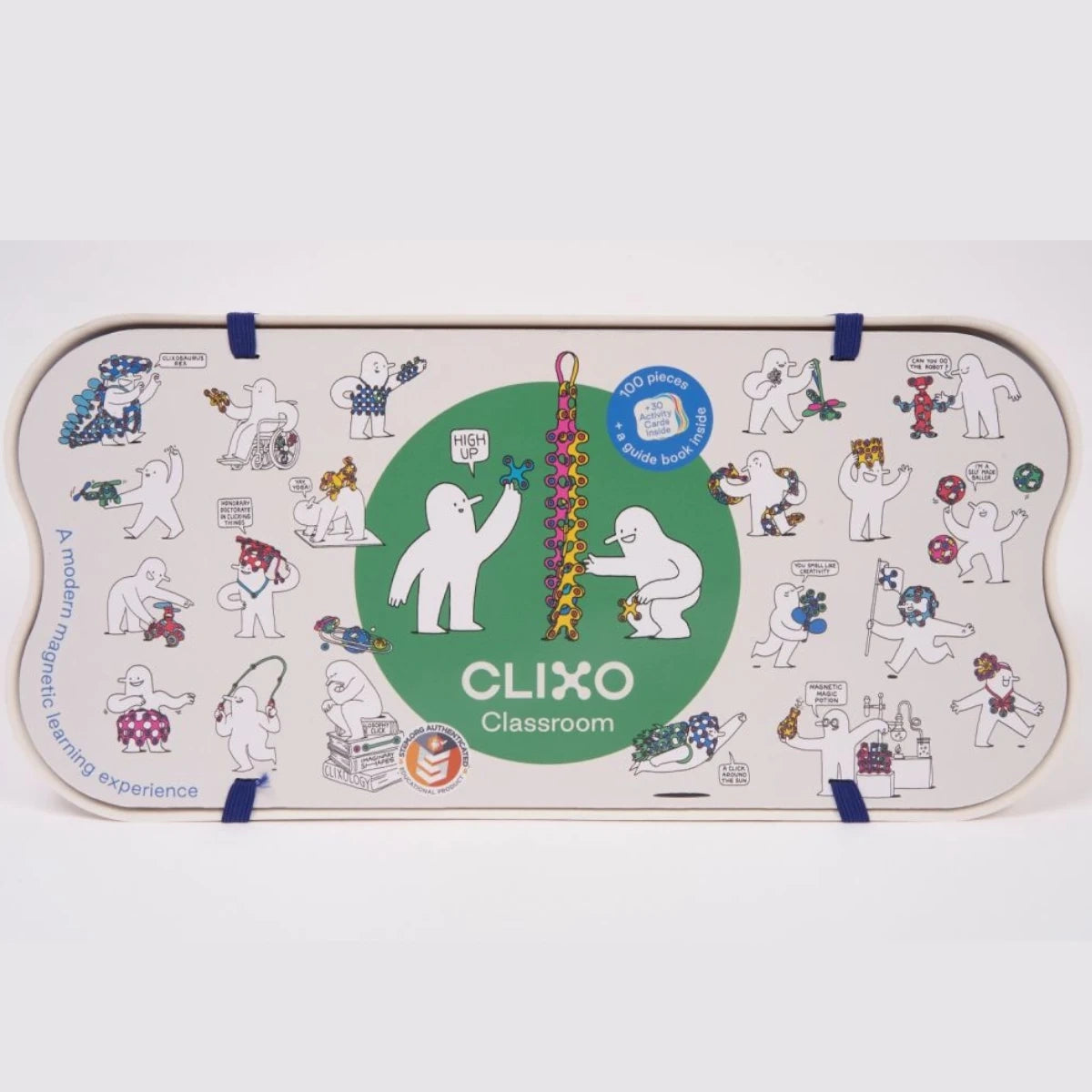 Klocki magnetyczne Classroom pack 100 el., od 4 lat