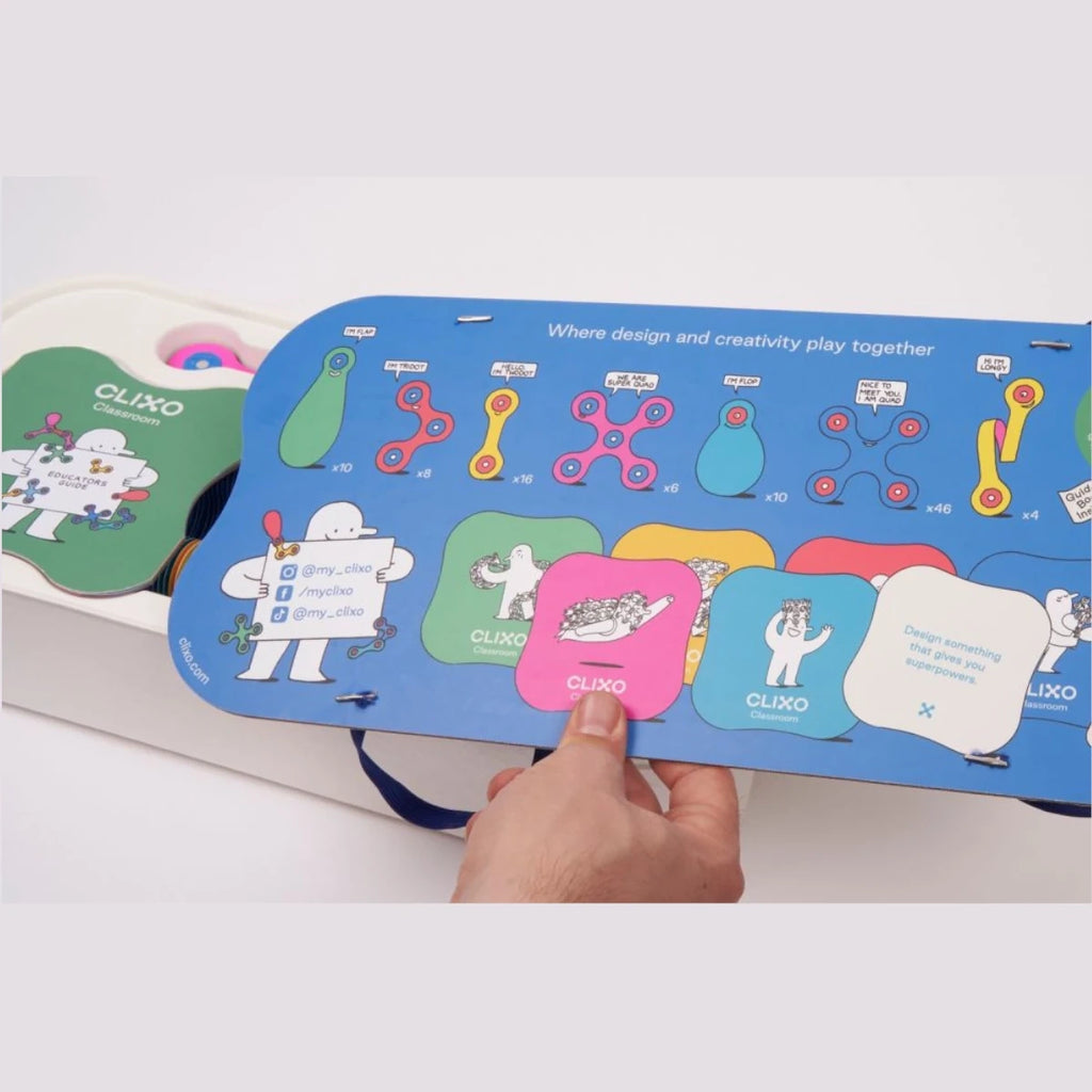 Klocki magnetyczne Classroom pack 100 el., od 4 lat
