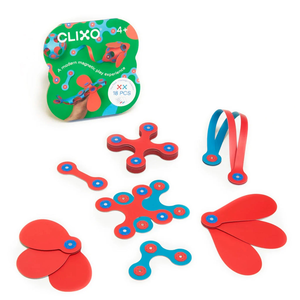 Klocki magnetyczne Itsy Pack Różowo Turkusowy 18 el., od 4 lat