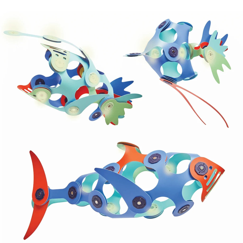 Klocki przestrzenne Ocean Creatures 24 el., od 6 lat