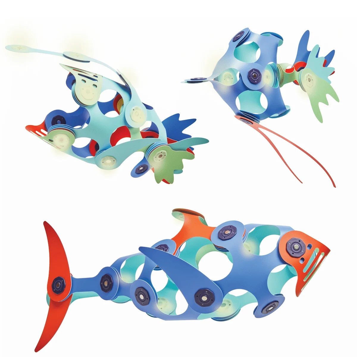 Klocki przestrzenne Ocean Creatures 24 el., od 6 lat