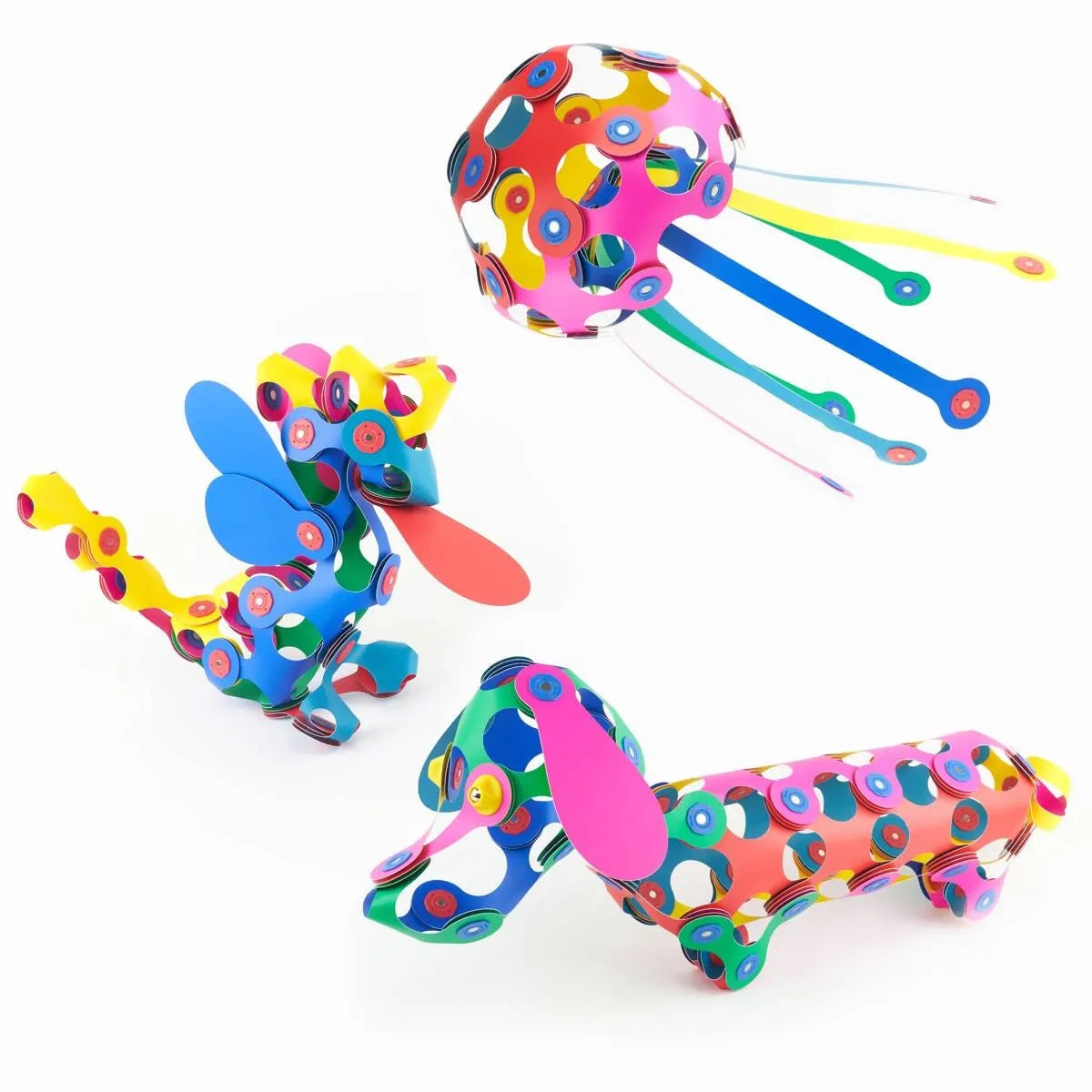 Klocki magnetyczne Super Rainbow Pack 60 el., od 4 lat