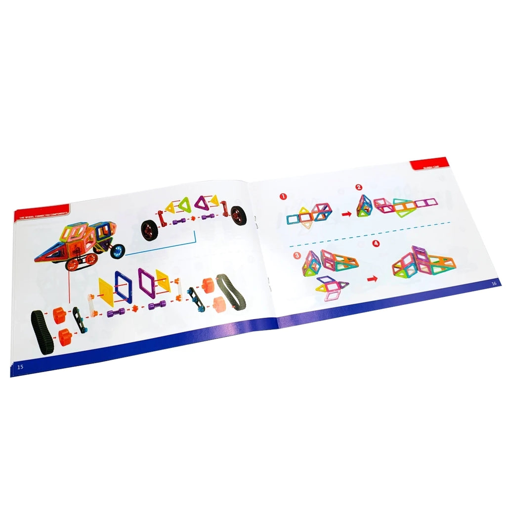 Klocki magnetyczne Magical Magnet 168 el., od 4 lat