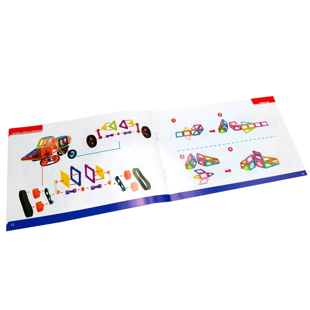 Klocki magnetyczne Magical Magnet 168 el., od 4 lat