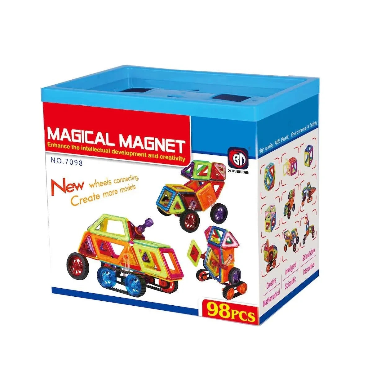 Klocki Magnetyczne Magical Magnet 98 el., od 4 lat
