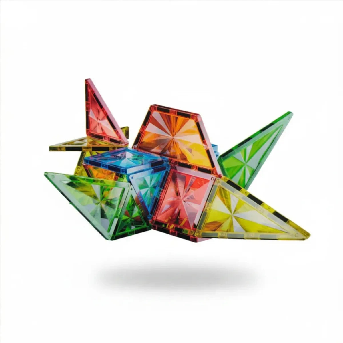 Klocki magnetyczne Magnetic Tiles 115 el., od 3 lat