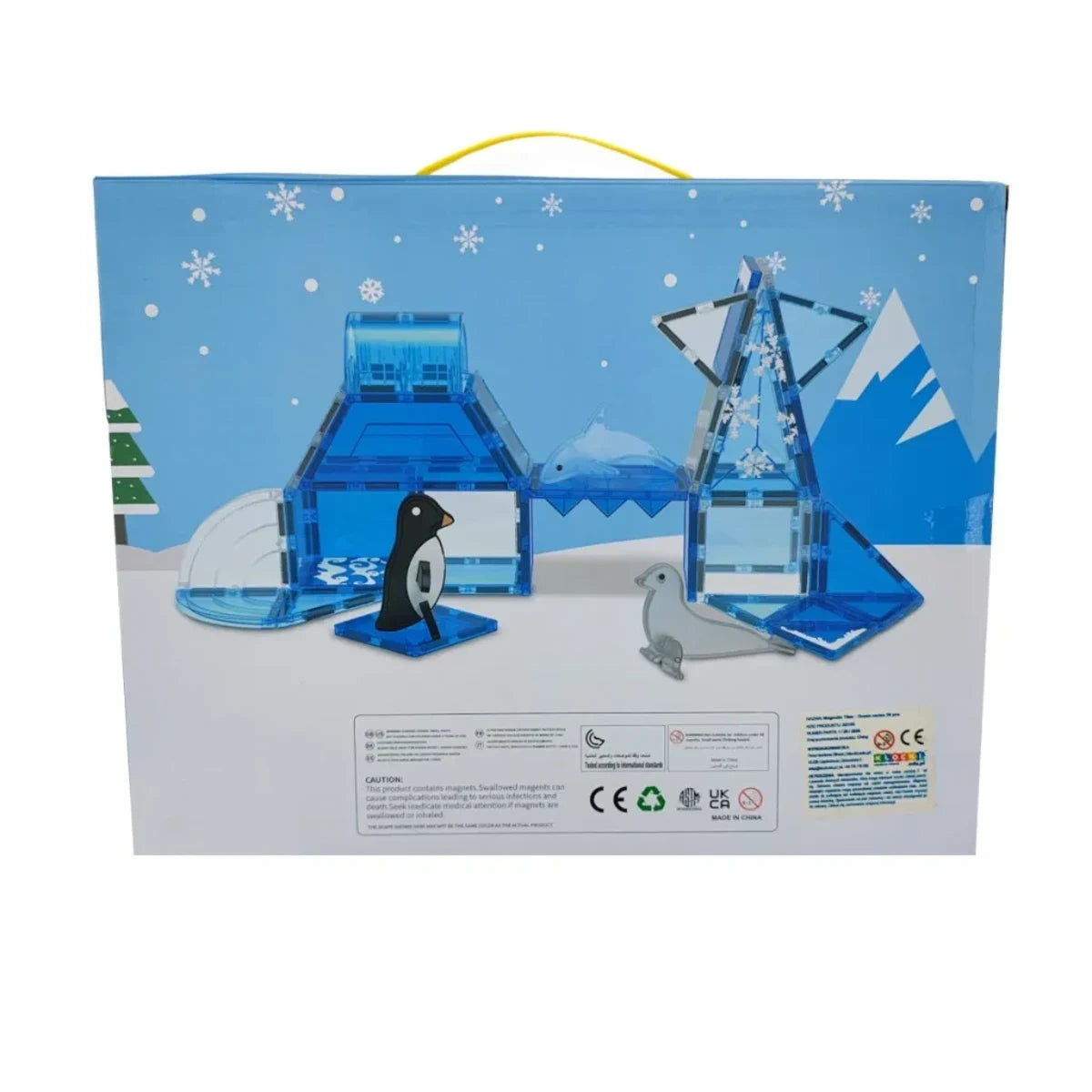 Klocki magnetyczne Ocean 36 el. z figurkami Magnetic Tiles, od 3 lat