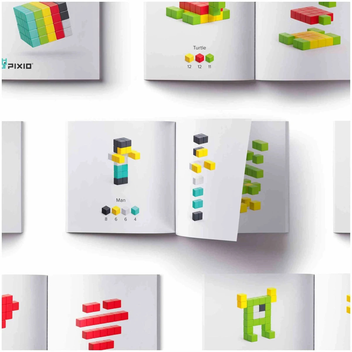 Klocki magnetyczne 100 el. Design Series 6 kolorów, od 6 lat