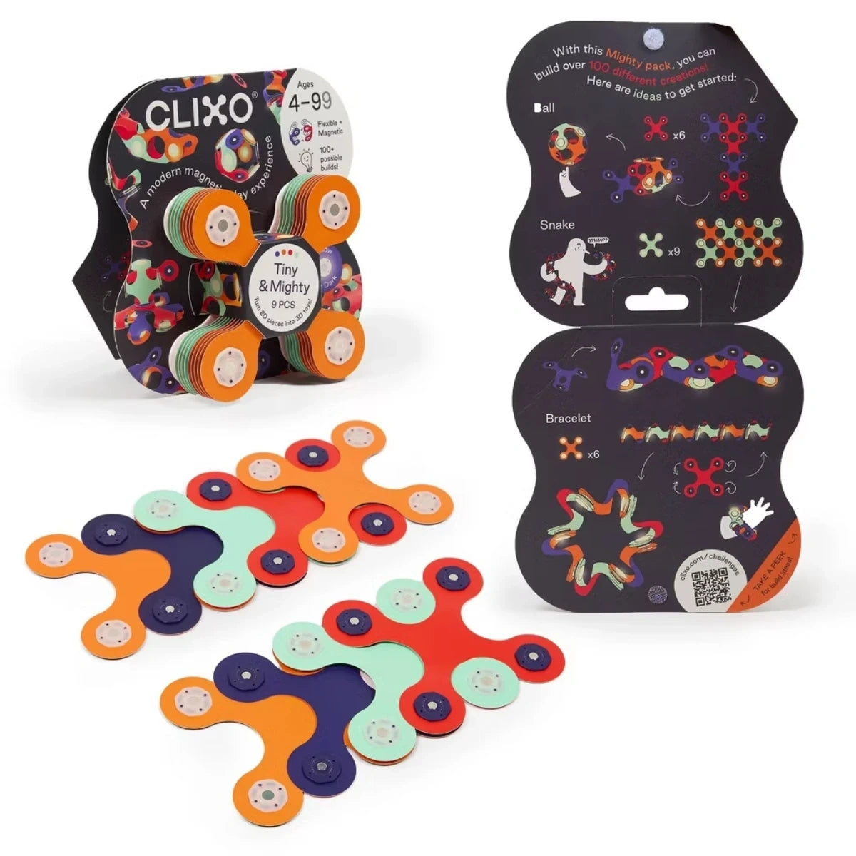 Klocki magnetyczne Tiny & Mighty Space 9 el., od 4 lat