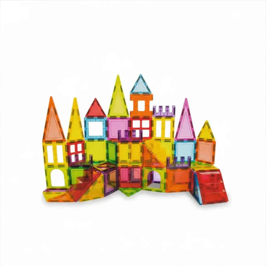 Klocki magnetyczne XL 66 el. Magnetic Tiles, od 3 lat