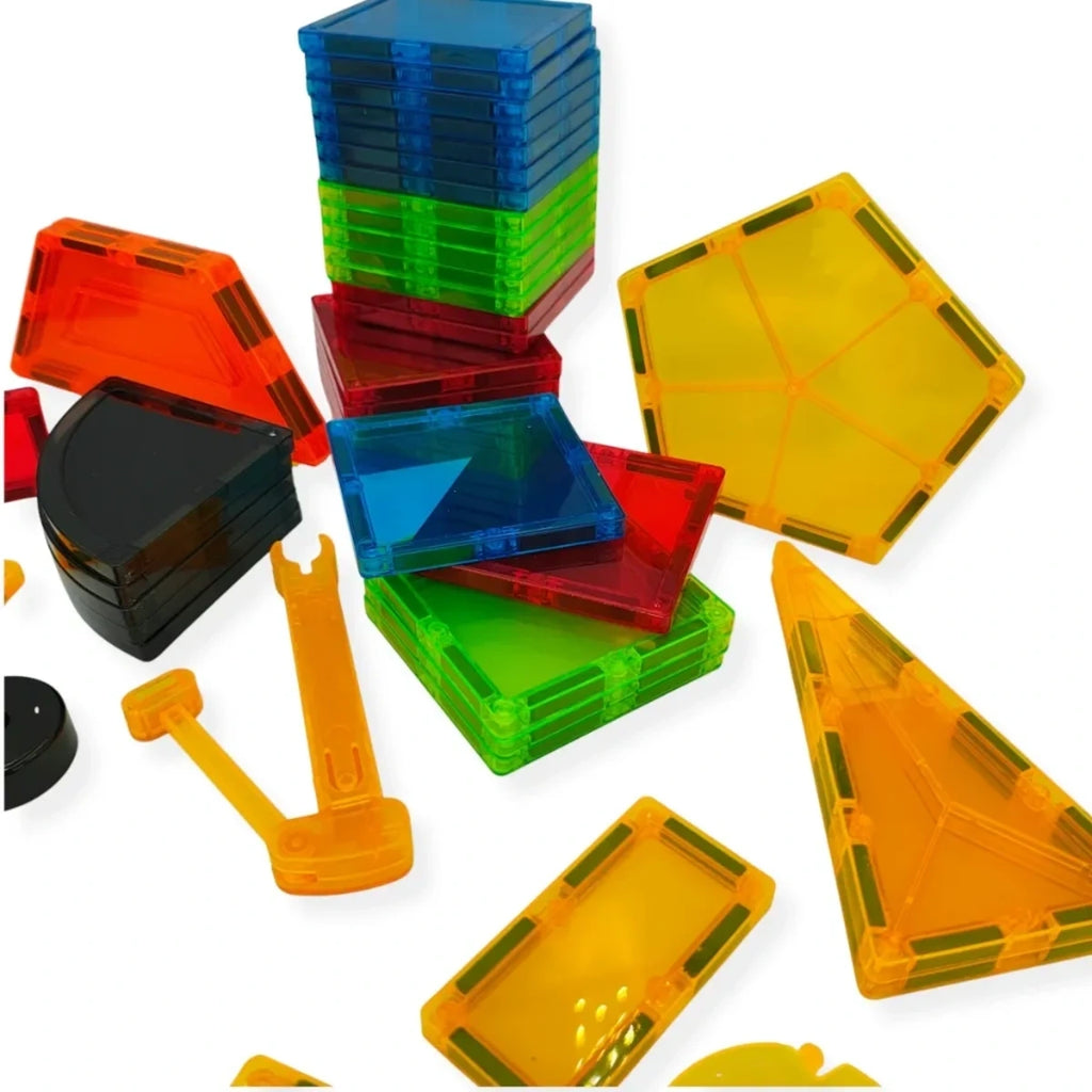Klocki magnetyczne XL 88 el. Magnetic Tiles Duży, od 3 lat