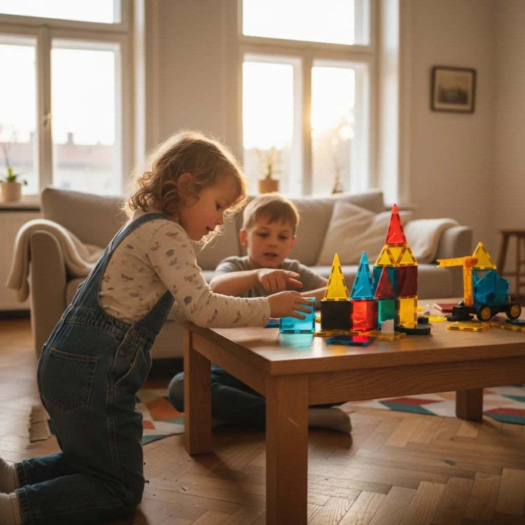 Klocki magnetyczne XL 88 el. Magnetic Tiles Duży, od 3 lat