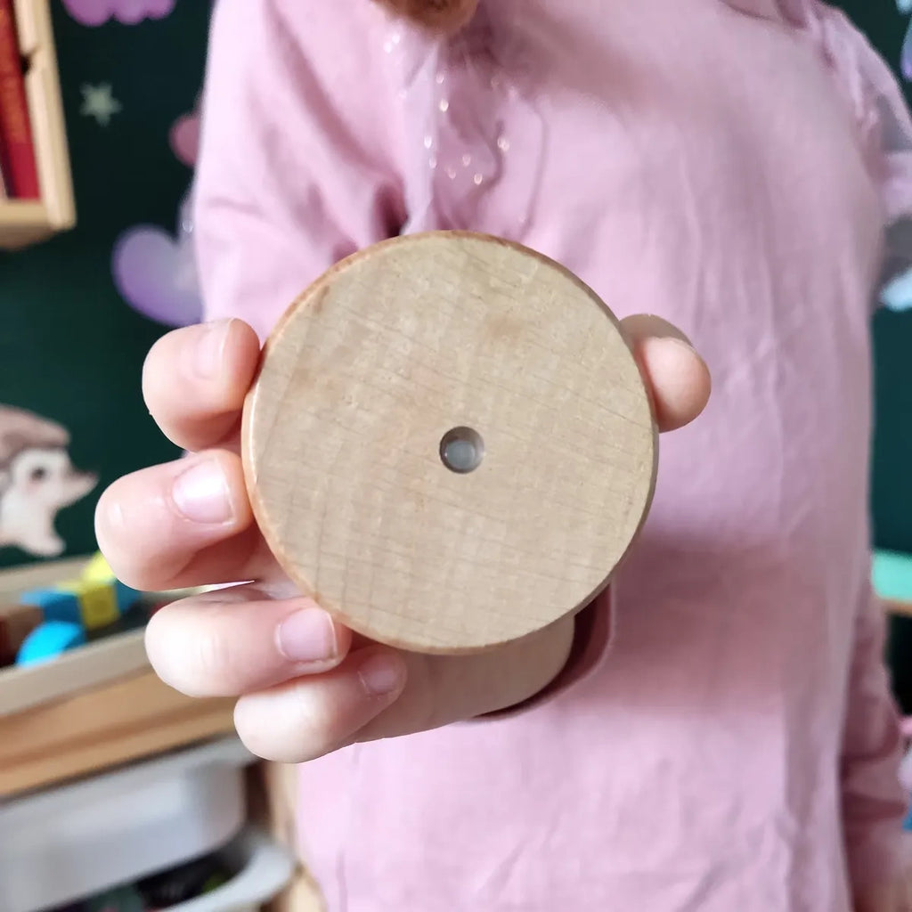 Klocki magnetyczne drewniane 120 el. z 456 magnesami, od 3 lat