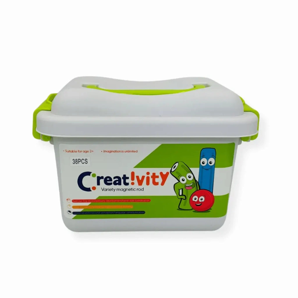 Klocki magnetyczne pałeczki i kulki 38 el. CreatiViti, od 3 lat