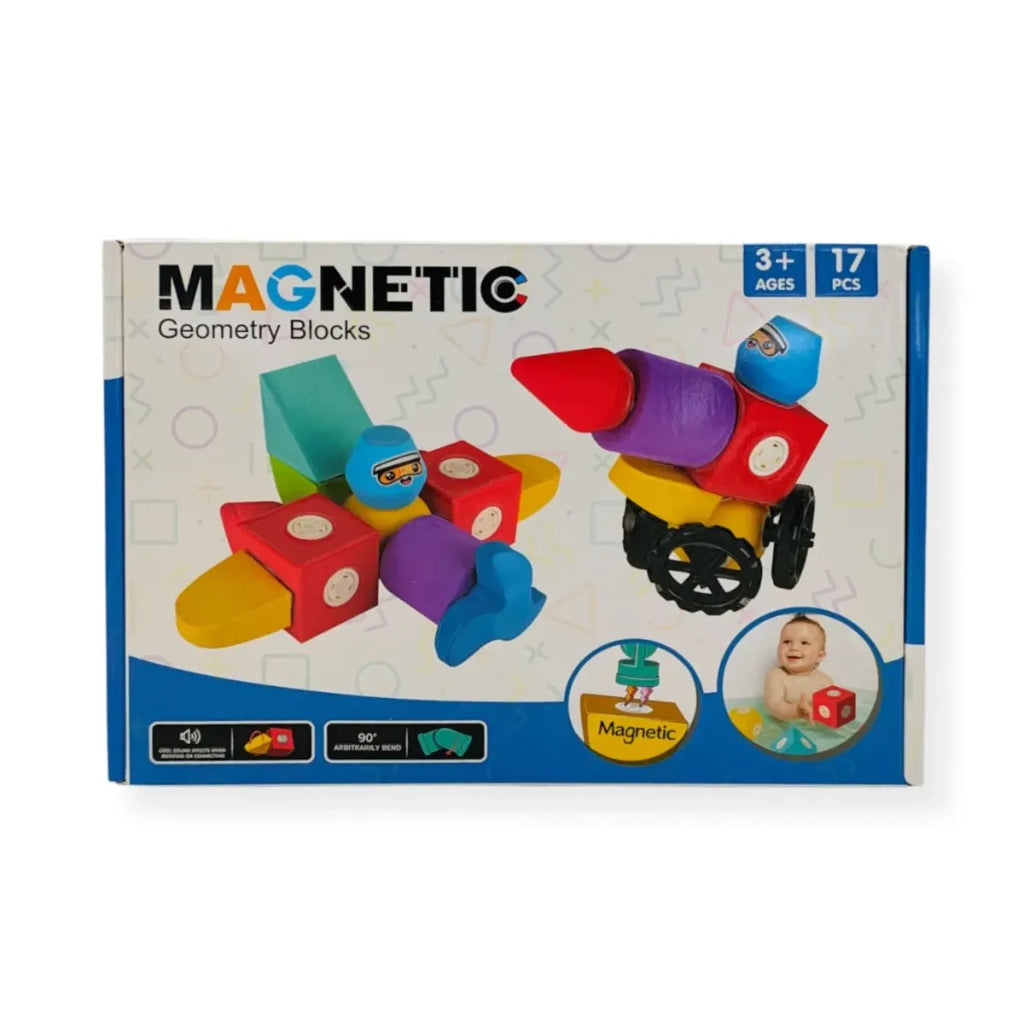 Magnetyczne klocki piankowe EVA 17 el. MagTic, od 3 lat