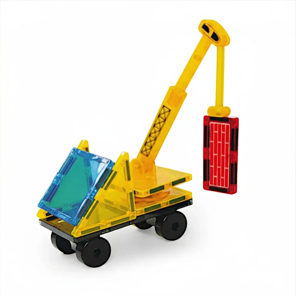 Klocki magnetyczne plac budowy 50 el. przezroczyste Magnetic Tiles, od 3 lat