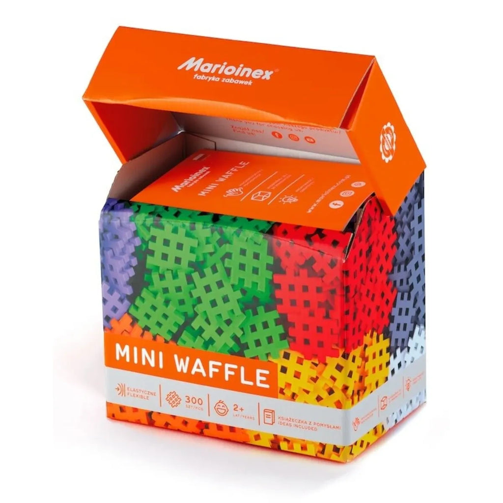 Klocki konstrukcyjne Mini Waffle 300 el. dla 4-latka, od 4 lat