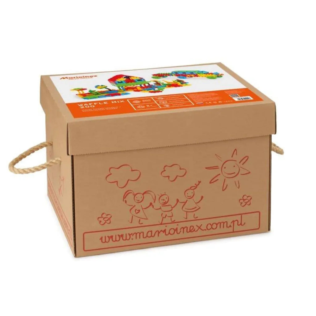Klocki edukacyjne Wafle Mix 200 el. dla 2-latka (MI-0030CB), od 2 lat