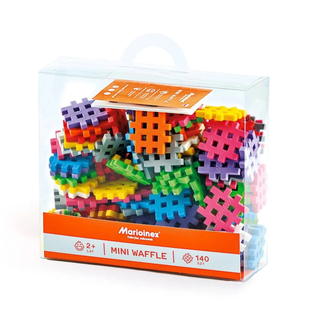 Klocki edukacyjne Mini Waffle 140 el. dla 4-latka, od 4 lat