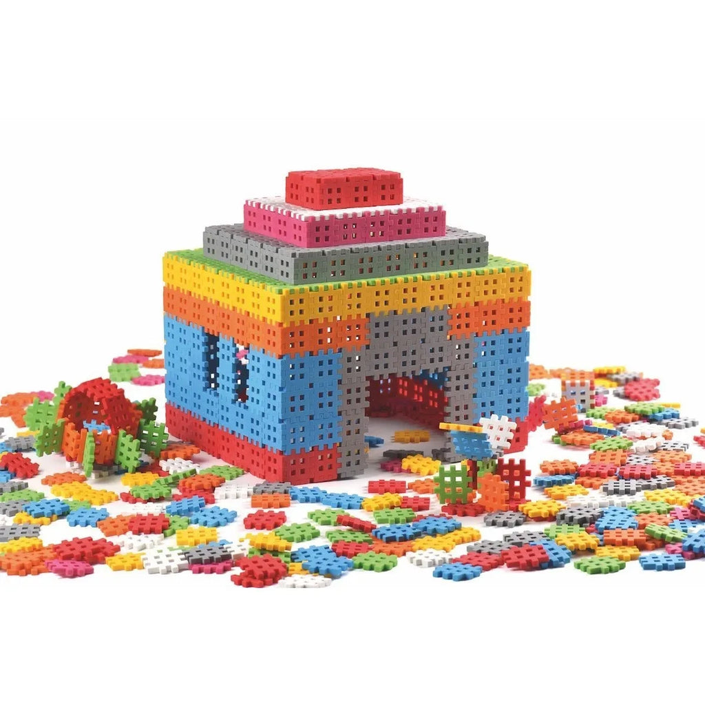 Klocki edukacyjne Mini Waffle 140 el. dla 4-latka, od 4 lat