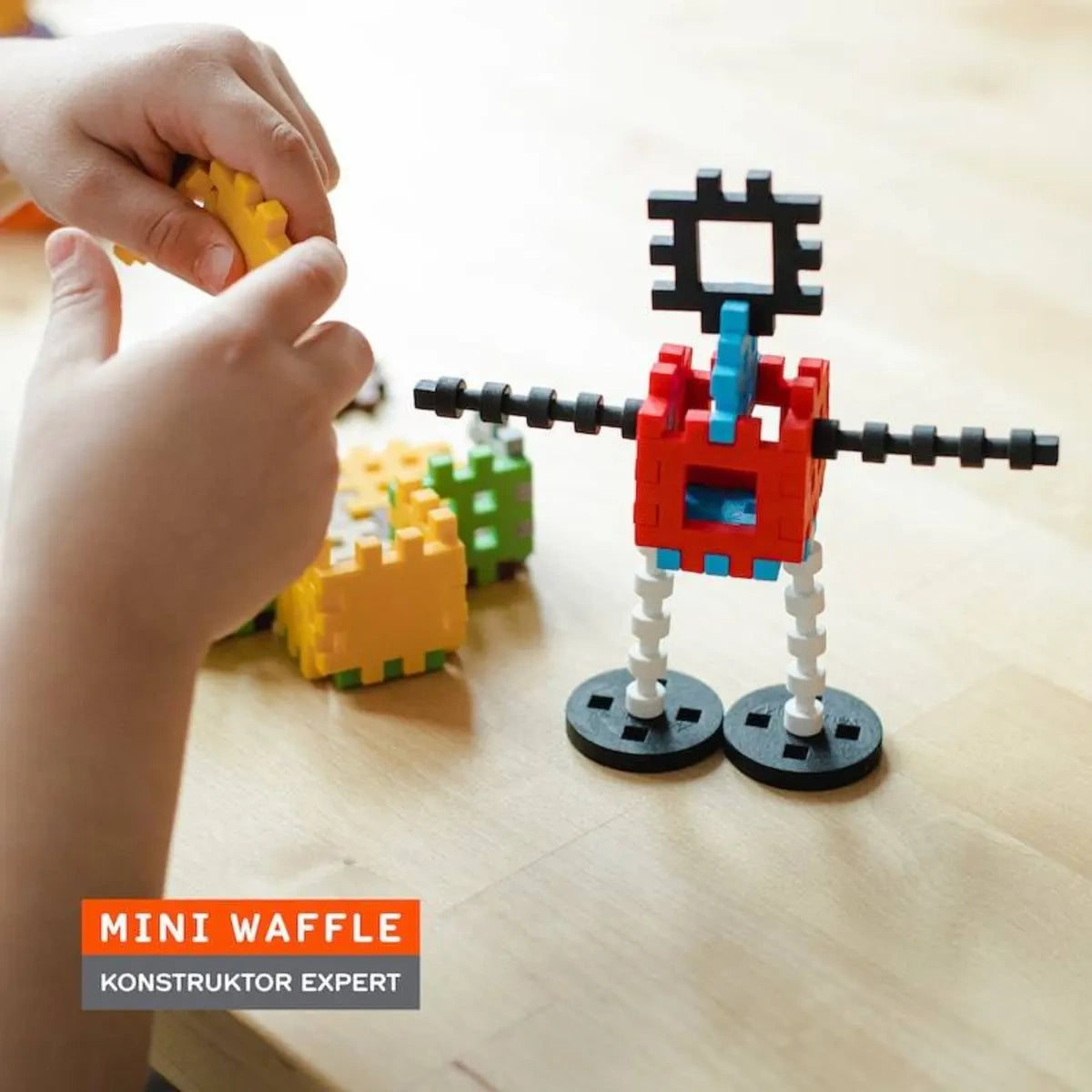 Klocki edukacyjne Mini Waffle Konstruktor Expert 501 el. dla, od 4 lat