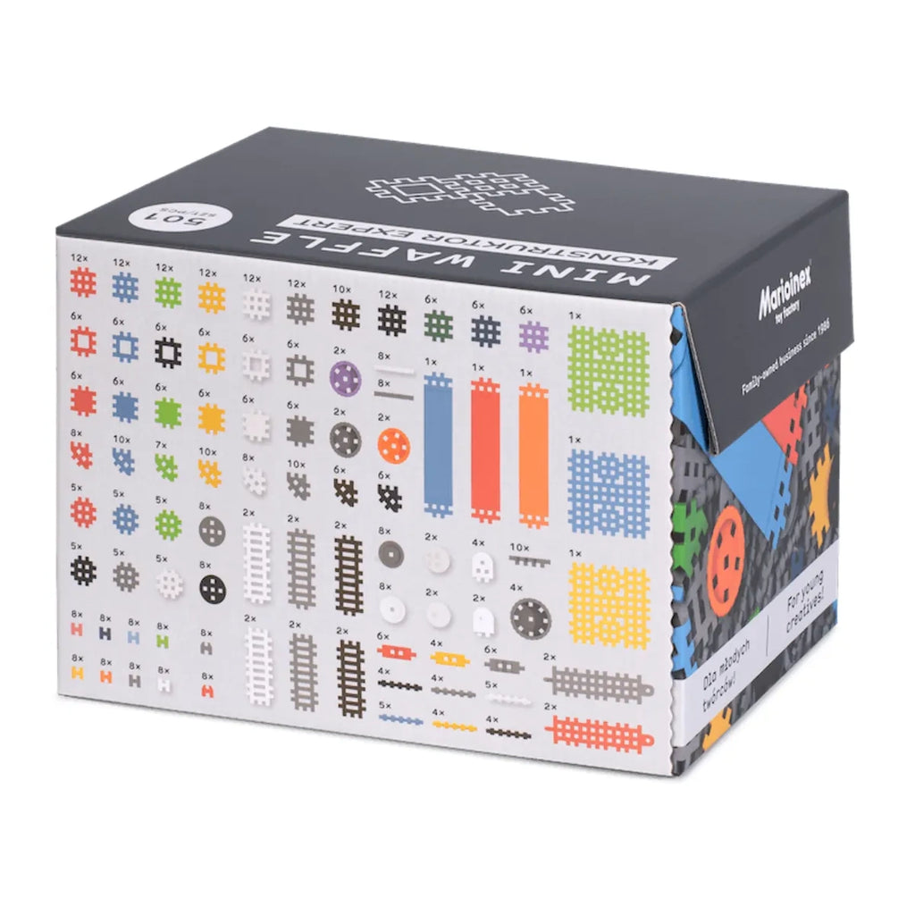 Klocki edukacyjne Mini Waffle Konstruktor Expert 501 el. dla, od 4 lat