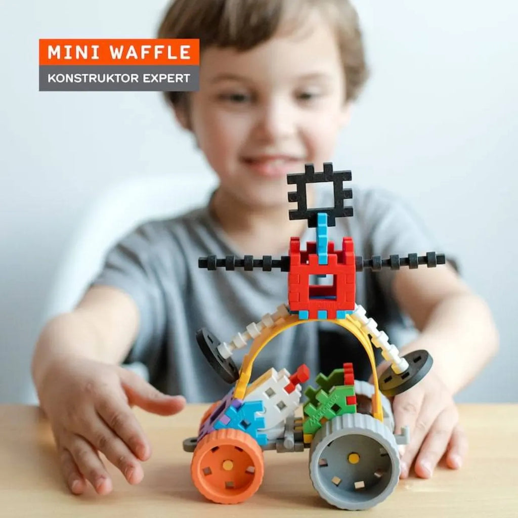 Klocki edukacyjne Mini Waffle Konstruktor Expert 501 el. dla, od 4 lat