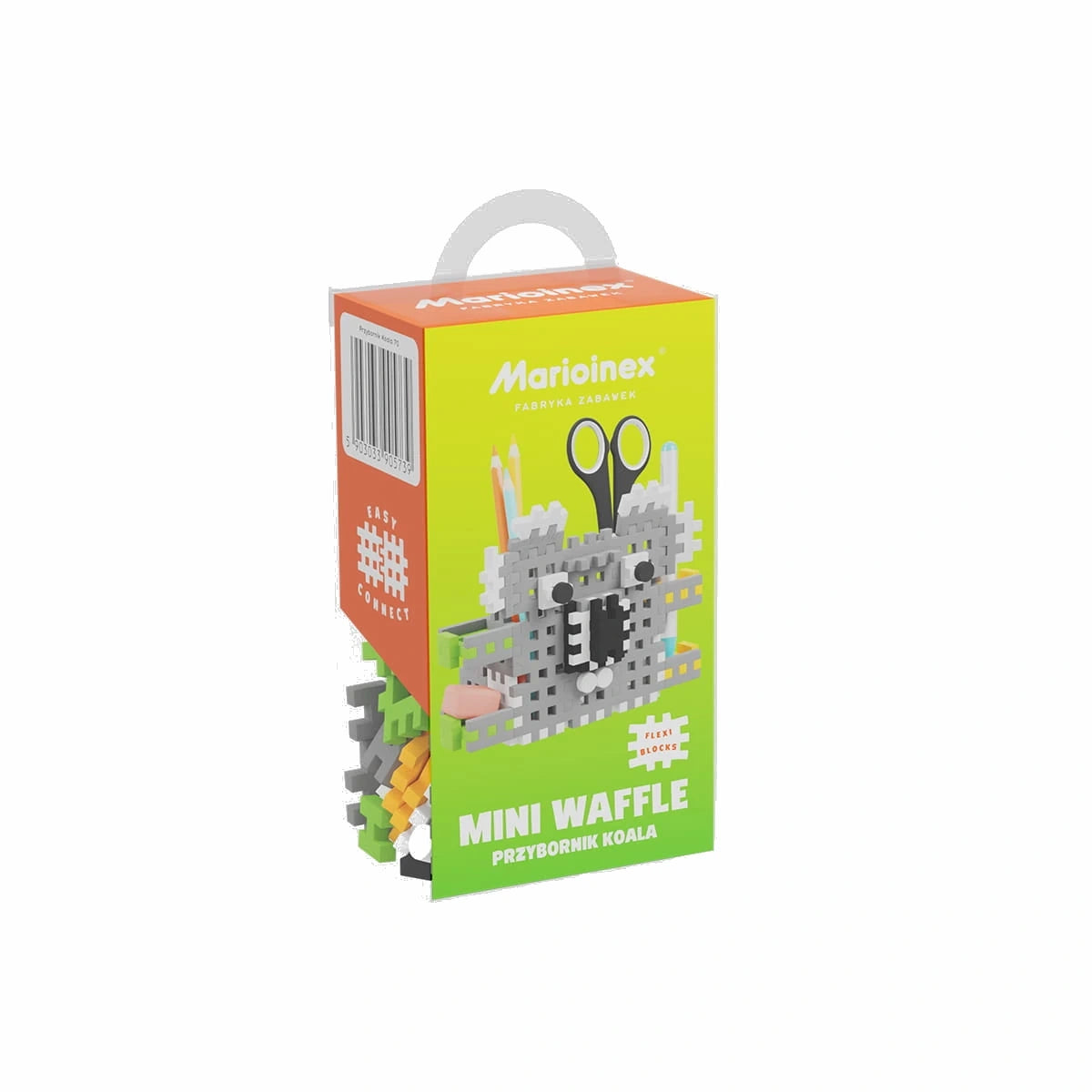 Mini Waffle Przybornik Koala 70 el. Organizer z klocków, od 3 lat