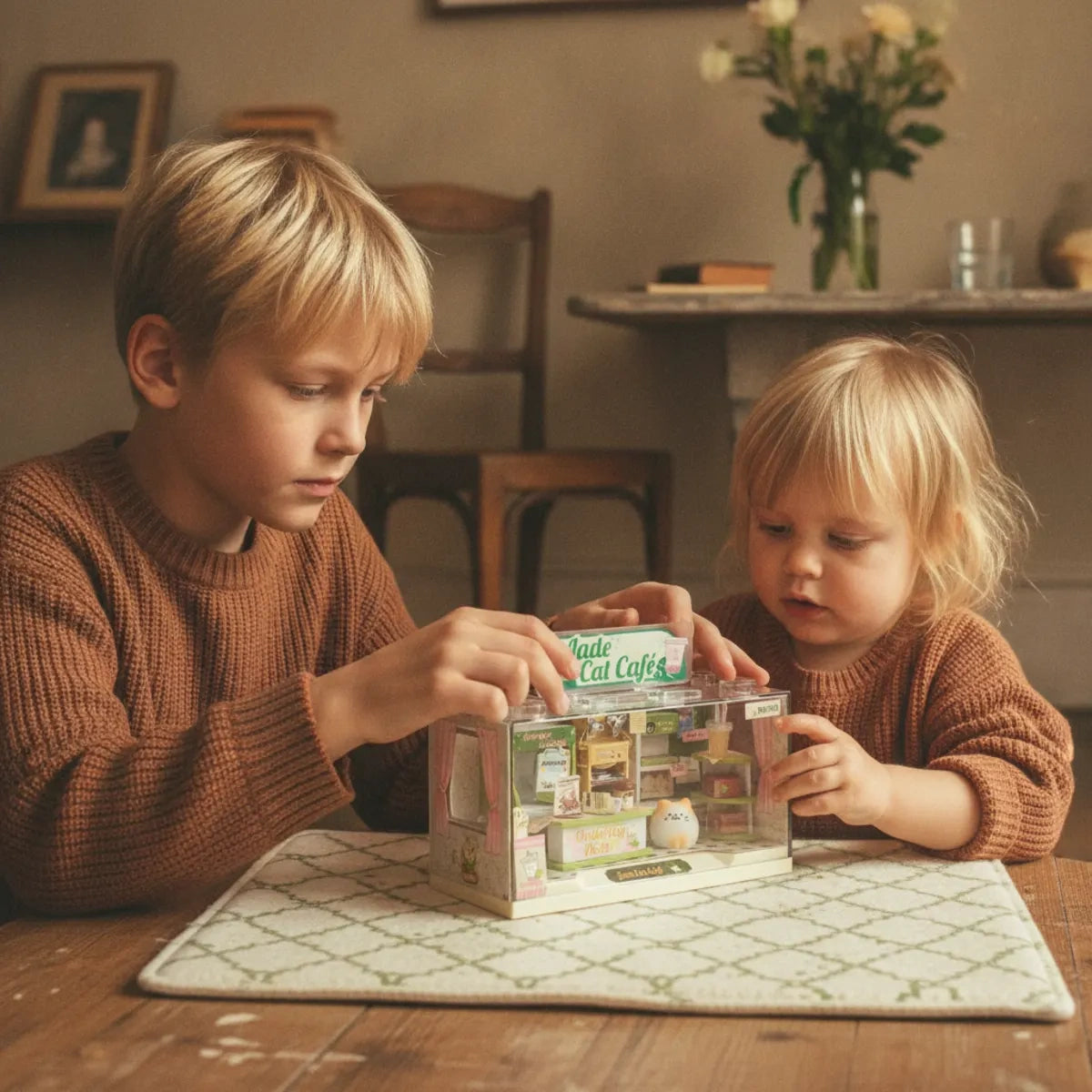 Kocia kawiarnia miniatura sklepu DIY Mini World, od 6 lat