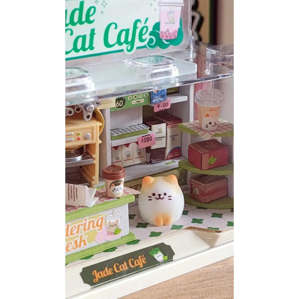 Kocia kawiarnia miniatura sklepu DIY Mini World, od 6 lat