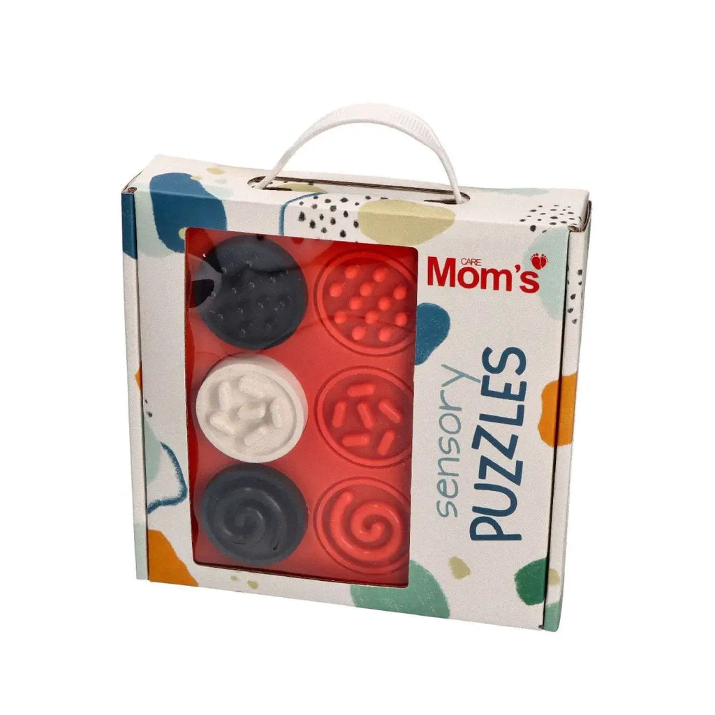 Kontrastowe puzzle sensoryczne kółeczka, od 6 mies.