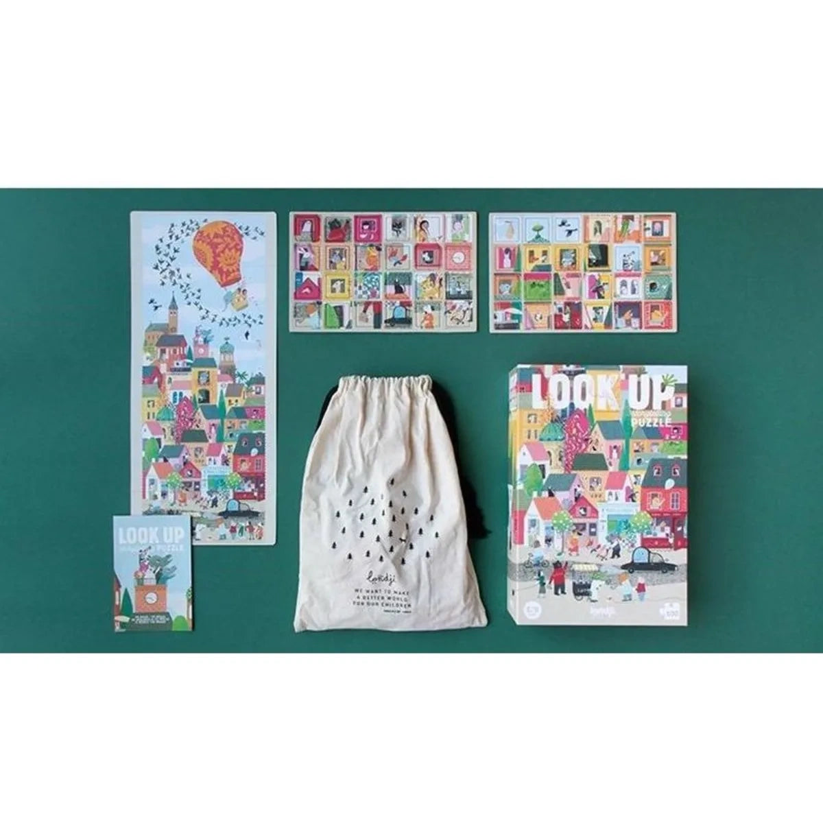 Look Up! Observation Puzzle 100 pcs with Game, od 5 lat