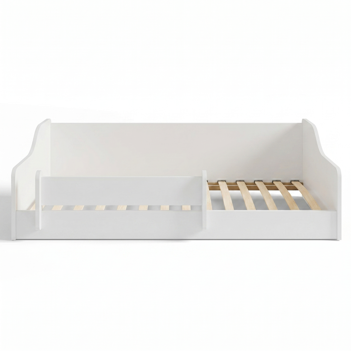 Łóżeczko podłogowe Montessori 160×80 cm bez materaca Biały Eryk