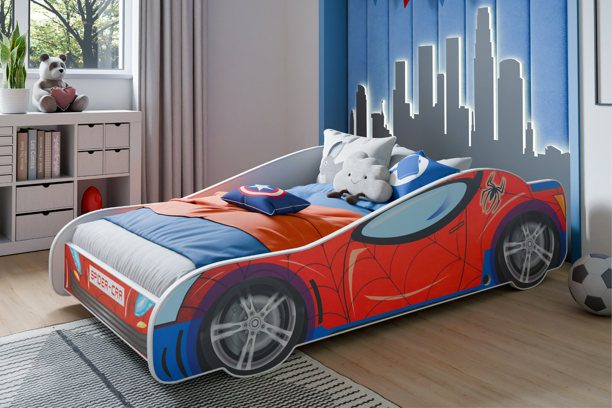 Łóżko dziecięce auto Spider 160×80 cm