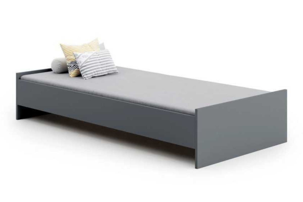 Łóżko młodzieżowe Karo 190×90 cm – Szare