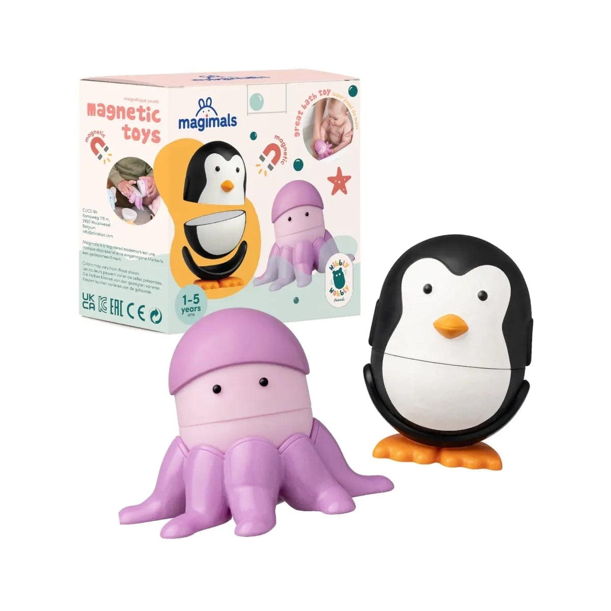 Zabawka magnetyczna Magimals Sealife morskie zwierzątka, od 1 roku