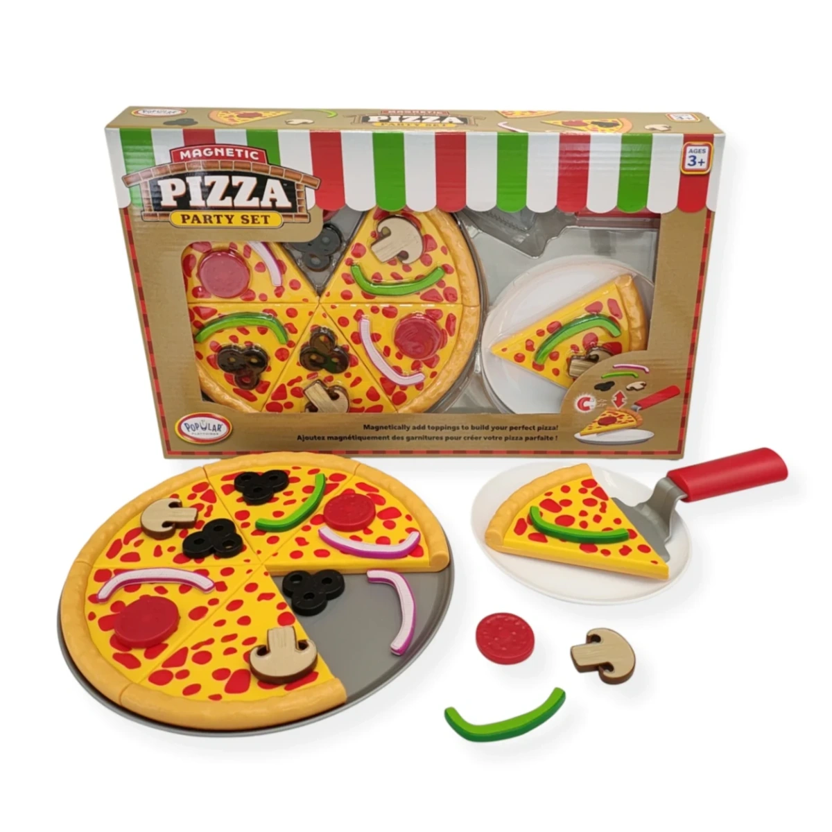 Magnetyczna pizza do zabawy, od 3 lat