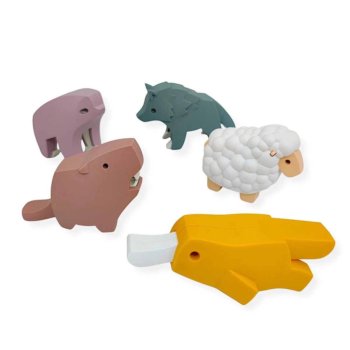 Magnetyczne figurki 3D zwierząt leśnych, od 3 lat