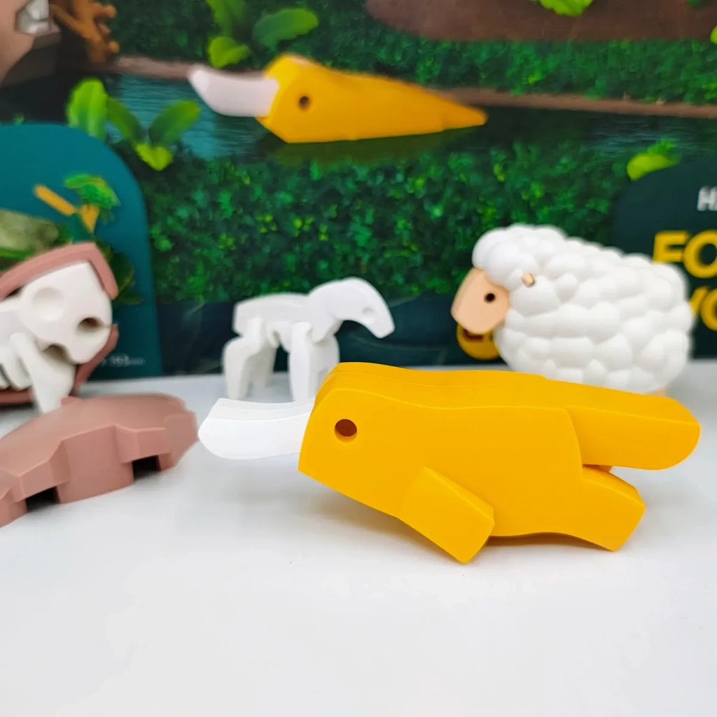 Magnetyczne figurki 3D zwierząt leśnych, od 3 lat