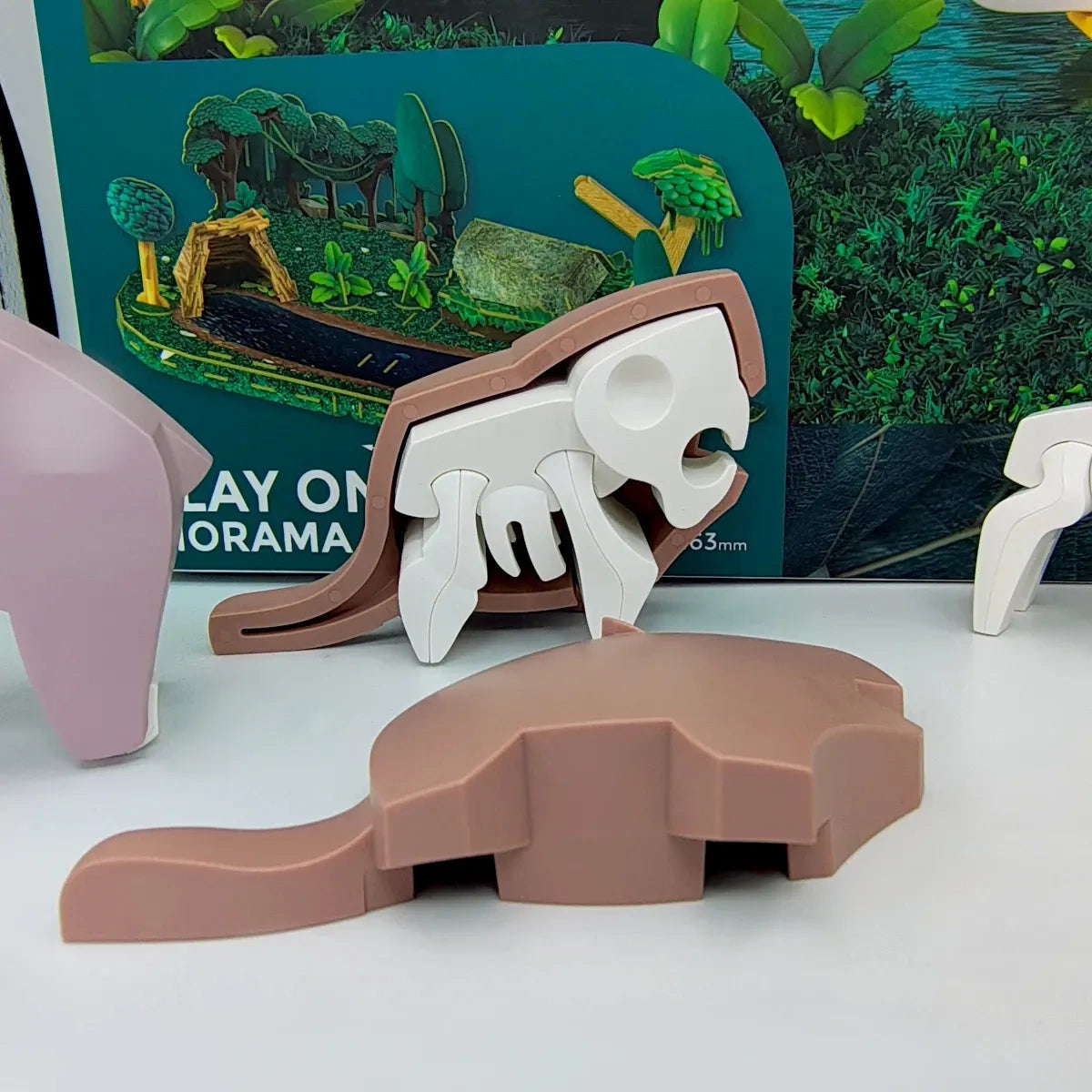 Magnetyczne figurki 3D zwierząt leśnych, od 3 lat