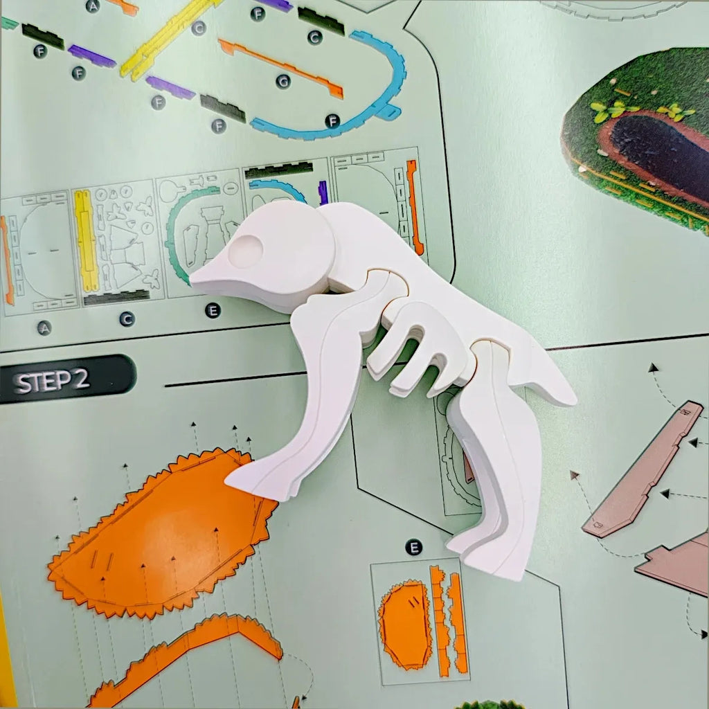 Magnetyczne figurki 3D zwierząt leśnych, od 3 lat