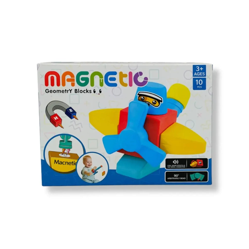 Magnetyczne klocki piankowe EVA 10 el. MagTic, od 3 lat
